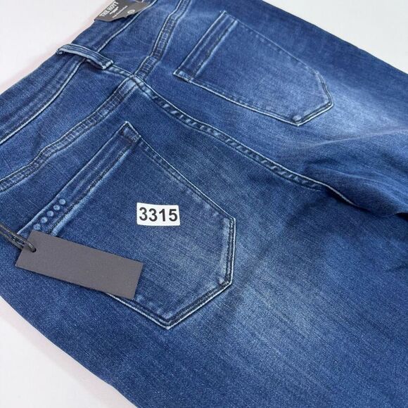 BlankNYC Jeans Womens 31 The HOYT High Rise Mini Flare Dark Wash New - Picture 10 of 10